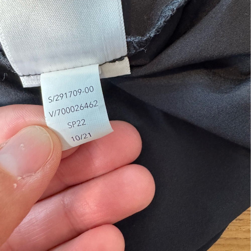 Athleta Dress Women’s XXS Black Tied at Waist Sleeveless - Picture 9 of 9